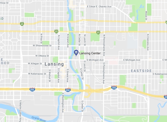 Map to the Great Lakes Trade Expo